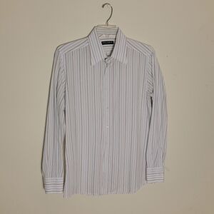 Dolce Gabbana  Stripped Men's Long Sleeve button-down Shirt Size 43/17